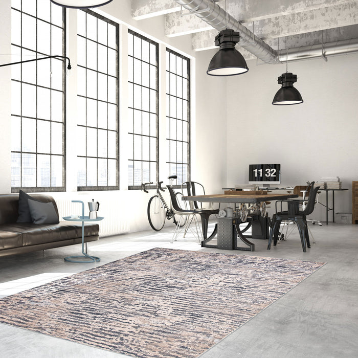 Carpette Dyani taupe 3 pi 11 po x 5 pi 11 po