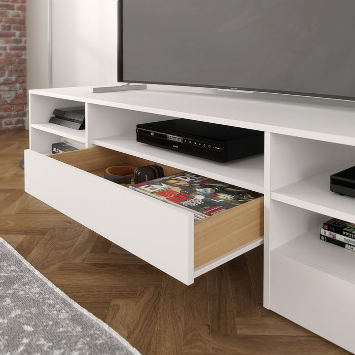 Meuble pour téléviseur Rustik Nordika de 72 po - blanc