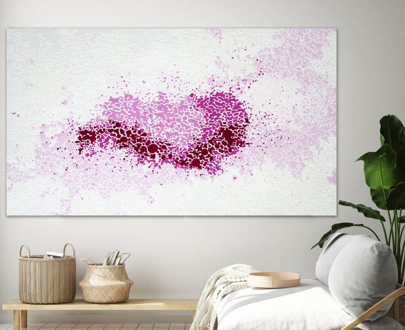 Œuvre d’art murale Giant Art « Hues Of Quinacridone Violet » 84 x 48