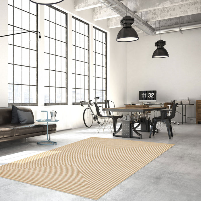 Carpette Kiah ivoire 3 pi 11 po x 5 pi 7 po