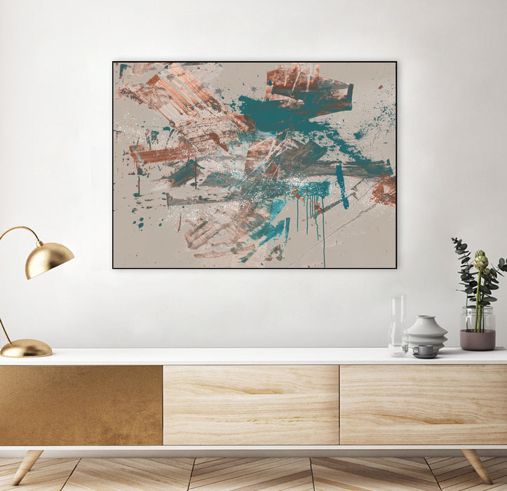 Œuvre d’art murale sur toile encadrée noire « Fresh Grind Ii » 24 x 18