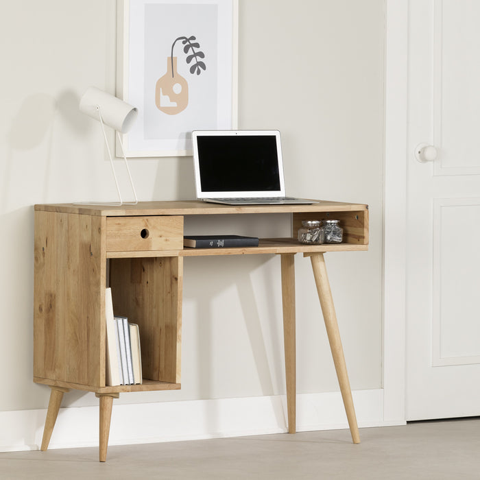 Bureau d'ordinateur Kodali - bois naturel 