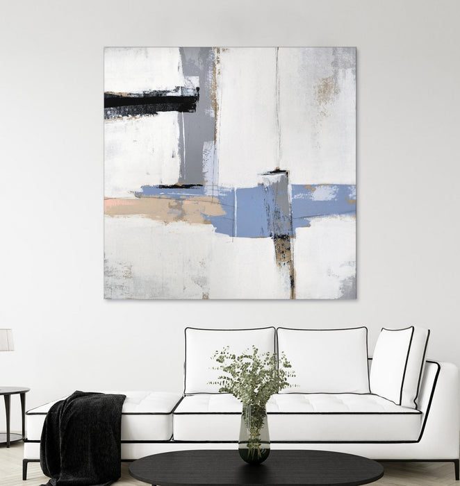 Œuvre d’art murale Giant Art « Broken Edges I » 54 x 54