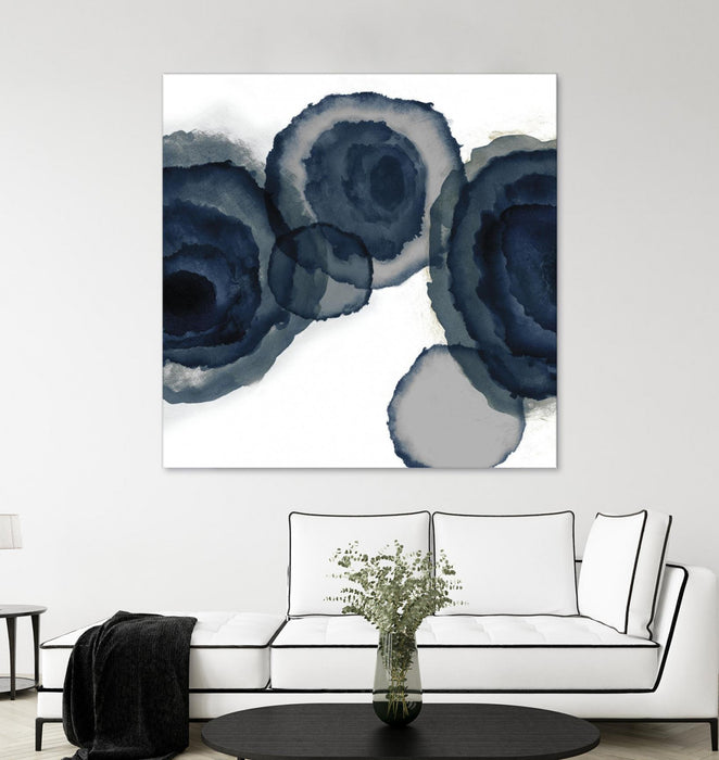 Œuvre d’art murale Giant Art « Blotted Ink Ii » 72 x 72