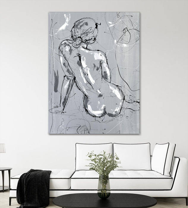 Œuvre d’art murale Giant Art « Nude Figure 4 » 72 x 54