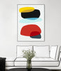 "Joy And Pop Ii" Canvas Framed Black 24x32 Wall Art