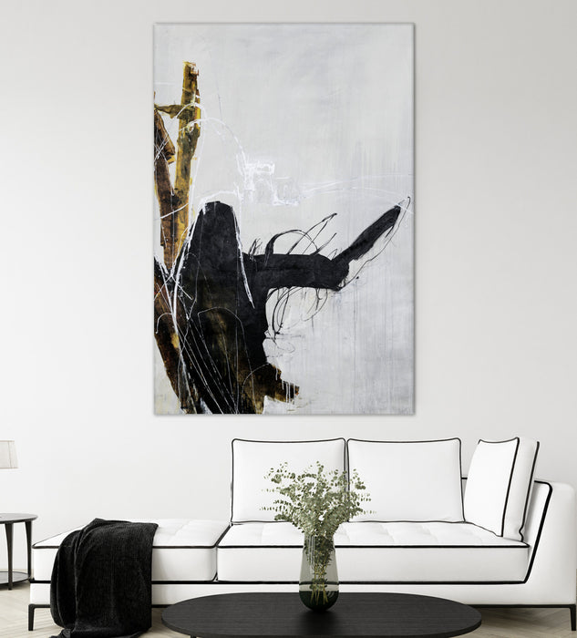 Œuvre d’art murale Giant Art « Lever Down » 84 x 54