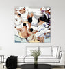 "Tammy & Greg's Pool Party" Giant Art 72x72 Wall Art