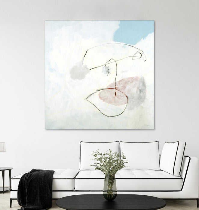 Œuvre d’art murale Giant Art « Sweet Solitude » 54 x 54