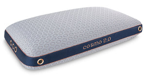 Oreiller Cosmo 2.0 tres grand lit de BedgearMD - pour dormeurs sur le dos
