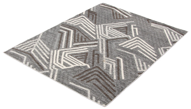 Carpette Seema gris - 5 pi 3 pox 7 pi 3 po