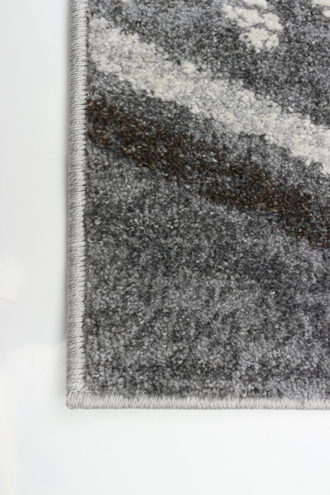 Carpette Seema gris - 5 pi 3 pox 7 pi 3 po