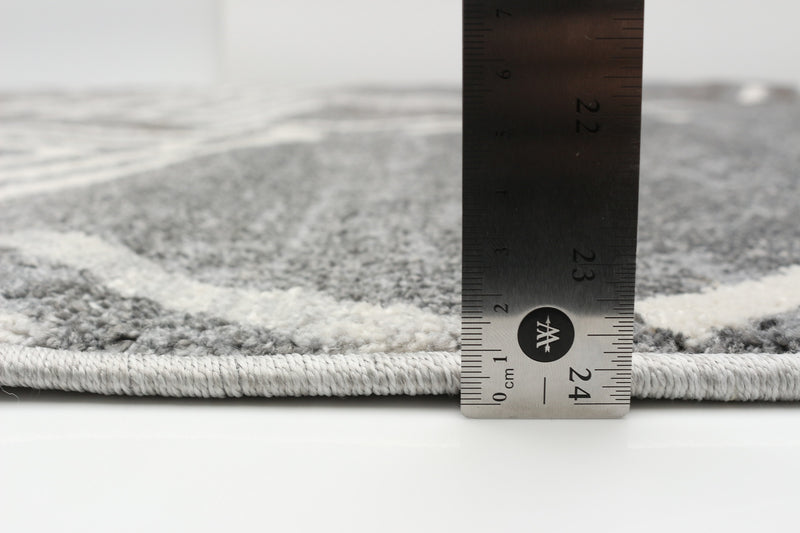Carpette Seema gris - 5 pi 3 pox 7 pi 3 po