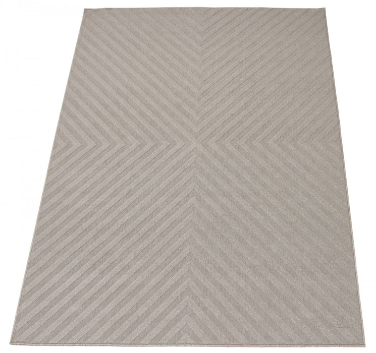 Carpette Dodie grise 6 pi 7 po x 9 pi 6 po