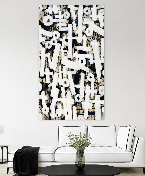 Œuvre d’art murale Giant Art « Strapped I » 84 x 48