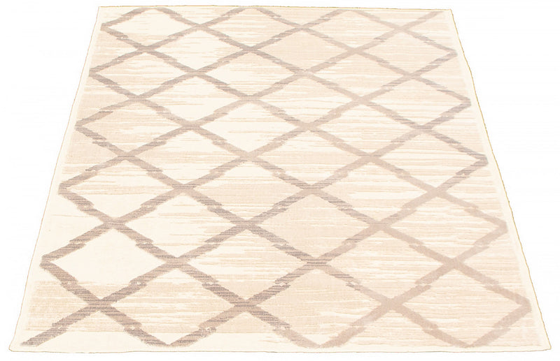 Carpette Kaden ivoire - 6 pi 3 pox 9 pi 6 po