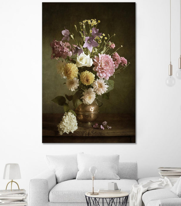Œuvre d’art murale Giant Art « Bouquet Ii » 72 x 48