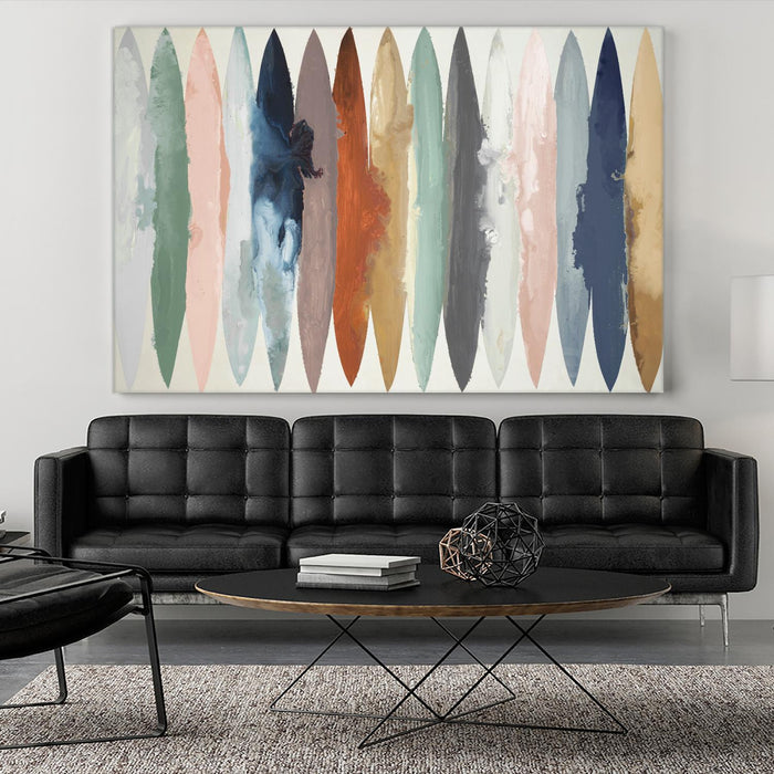 Œuvre d’art murale Giant Art « Even Flow V7 » 84 x 54