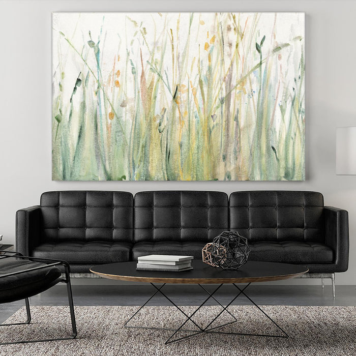 Œuvre d’art murale Giant Art « Spring Grasses I » 72 x 48