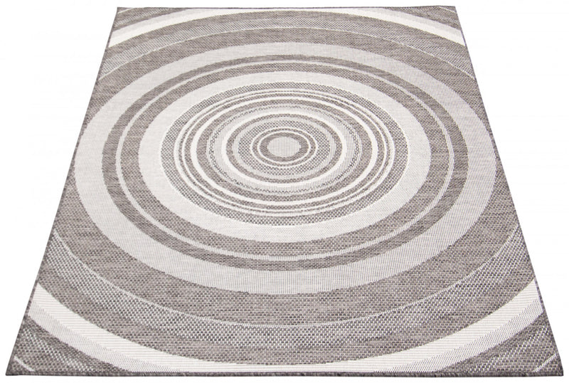 Carpette Neisha Modern grise 6 pi 7 po x 9 pi 6 po