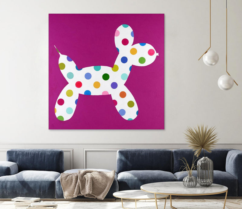 Œuvre d’art murale Giant Art « Dottie » 72 x 72