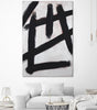 "Ink Strokes" Giant Art 72x48 Wall Art