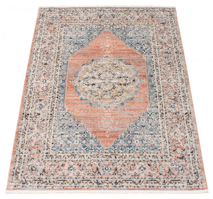 Carpette Zarita cuivrée 3 pi 11 po x 5 pi 11 po