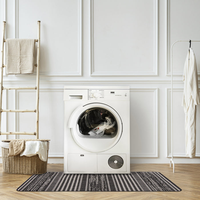 Carpette Wileen noire - 4 pi 4 po x 6 pi 5 po