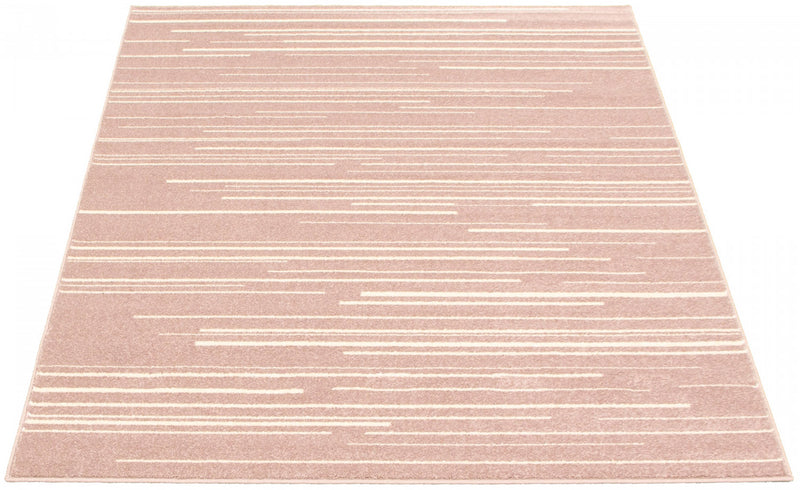 Carpette Faith rose-crème - 5 pi 3 pox 7 pi 3 po