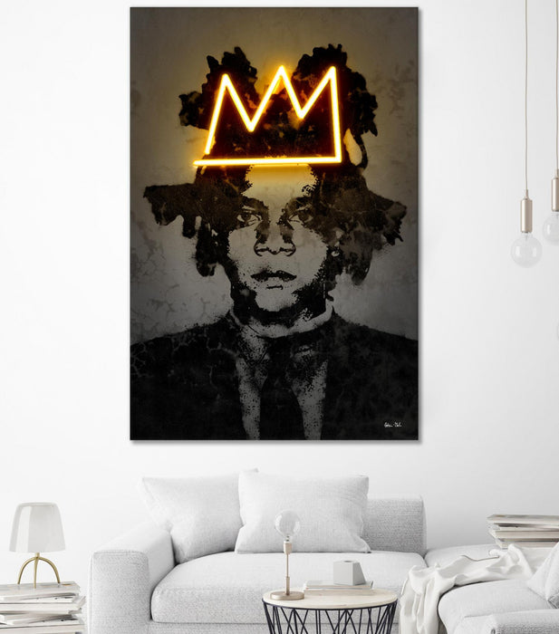 Œuvre d’art murale Giant Art « Basquiat » 84 x 54