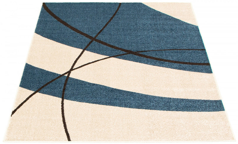 Carpette Carson bleu - 3 pi 11 pox 5 pi 7 po