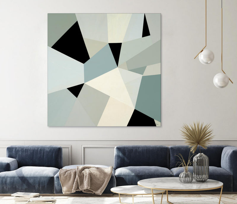 Œuvre d’art murale Giant Art « Adapt Ii » 54 x 54