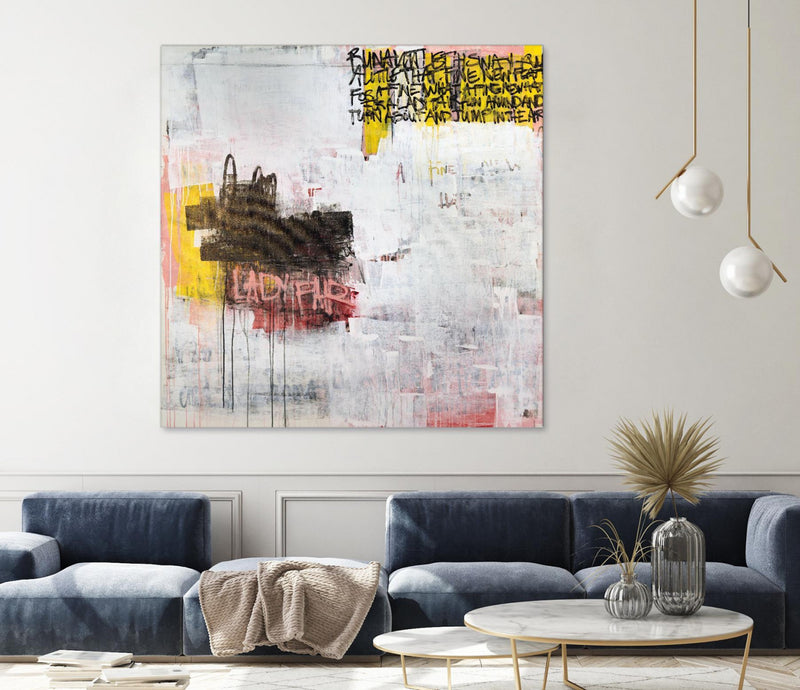 Œuvre d’art murale Giant Art « Jump In The Air » 54 x 54
