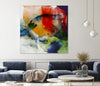 "Vibrant Terrain I" Giant Art 72x72 Wall Art