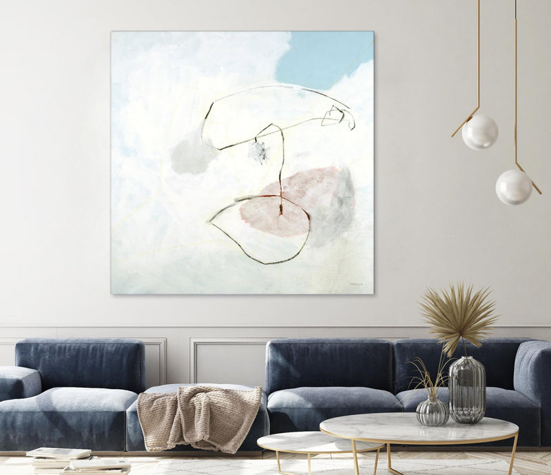 Œuvre d’art murale Giant Art « Sweet Solitude » 54 x 54
