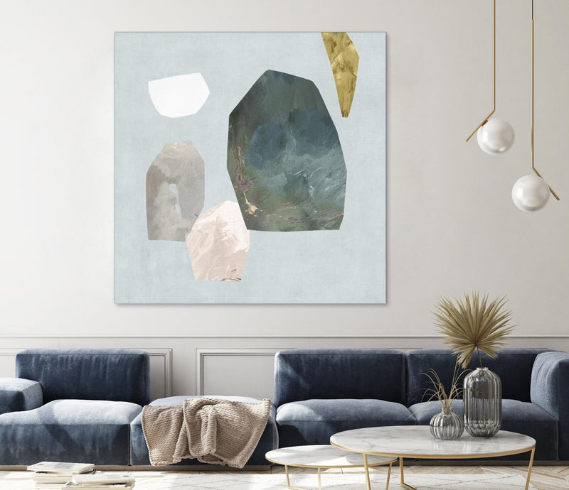 Œuvre d’art murale Giant Art « Assembly I » 54 x 54
