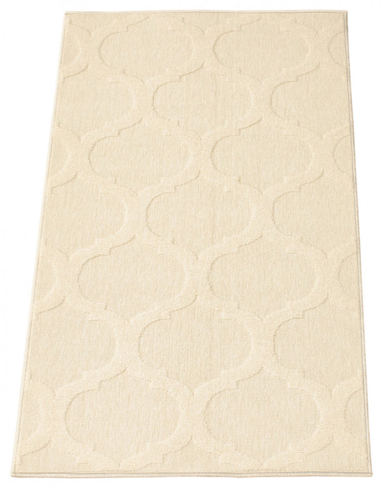  Carpette Sophie ivoire - 2 pi 8 po x 4 pi 11 po