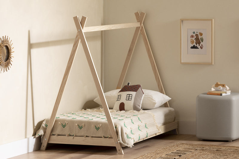Lit de bambin Sweedi - bois naturel 
