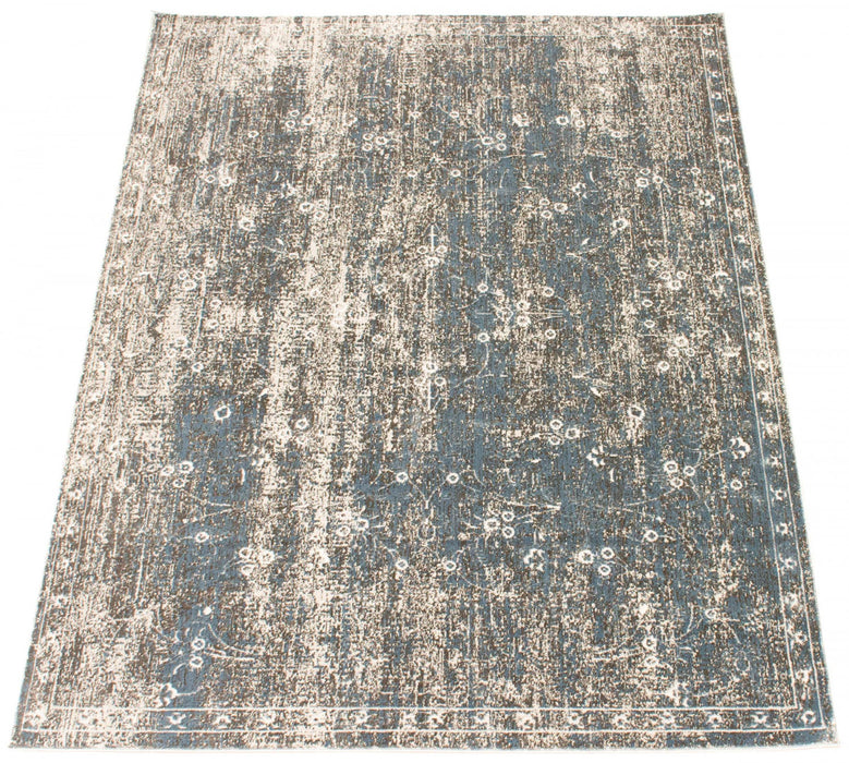 Carpette Dayna bleuegrise 6 pi 7 po x 9 pi 6 po