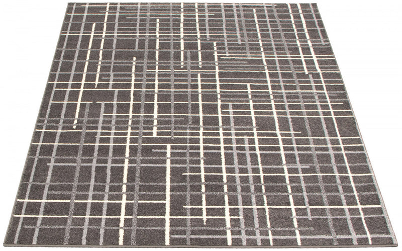 Carpette Taite anthracite - 3 pi 11 pox 5 pi 7 po