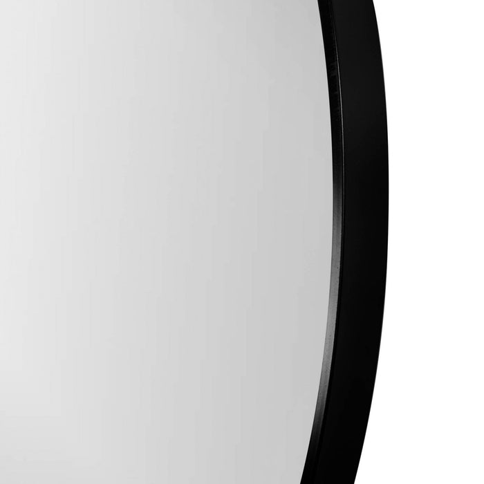 Miroir rond Emerson noir