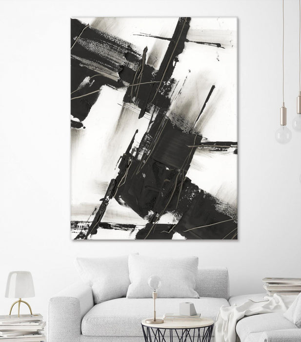 Œuvre d’art murale Giant Art « Diagonal Matrix I » 72 x 54