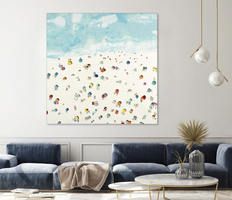 Œuvre d’art murale Giant Art « Beach Days » 54 x 54