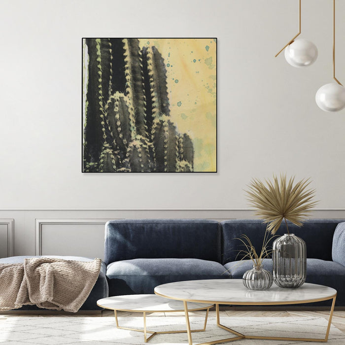 Œuvre d'art murale sur toile encadrée noire « Desert Dreams Iv » 20 x 20