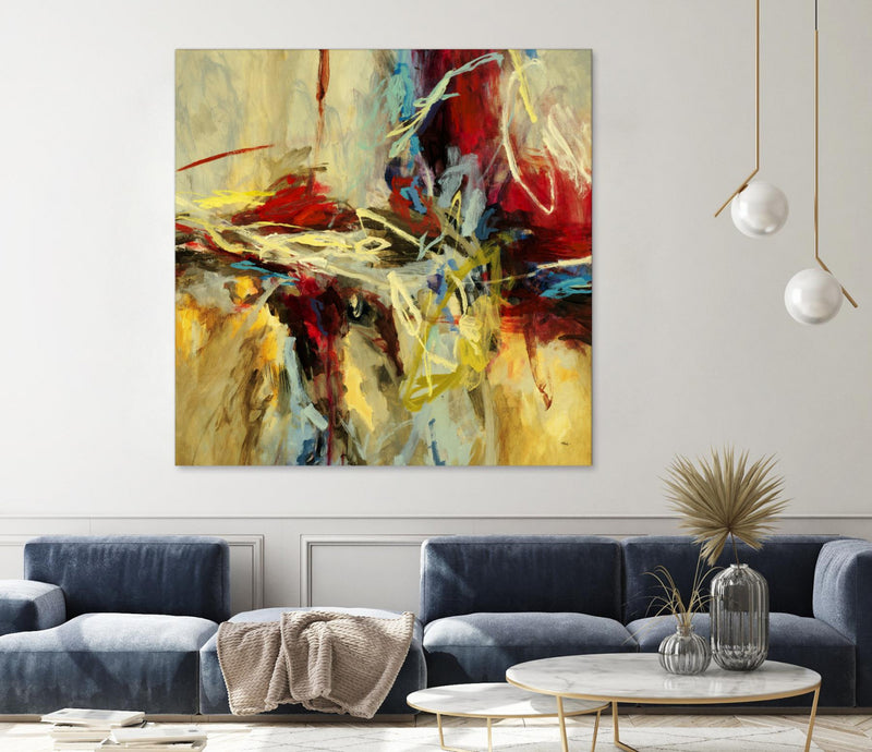 Œuvre d’art murale Giant Art « Edge » 72 x 72