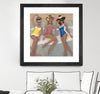 "The Orange County Club.tif" Matted and Framed Black 36x36 Wall Art