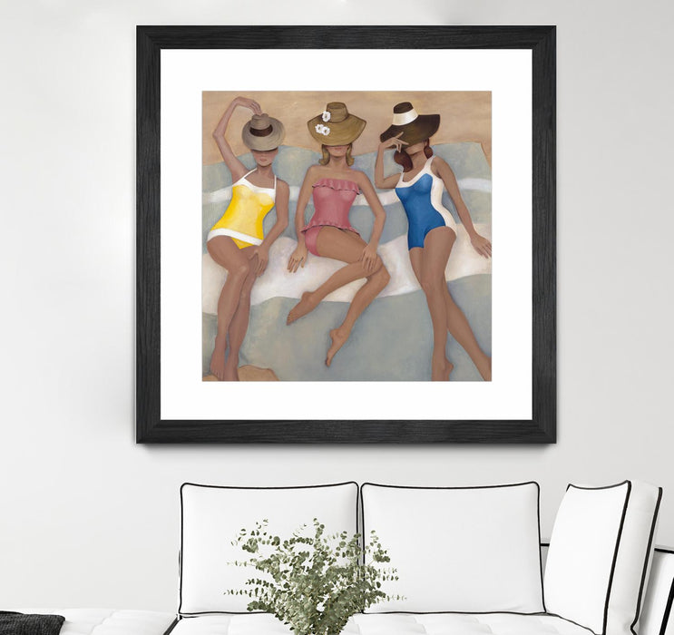 Œuvre d'art murale sur toile encadrée noire « The Orange County Club.tif » 36 x 36