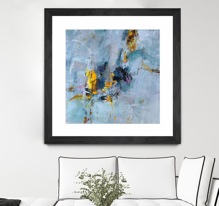 Œuvre d’art murale encadrée noire et mate « Prize Of The Day » 30 x 30