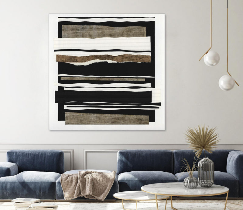 Œuvre d’art murale Giant Art « Time After Time Ii » 72 x 72