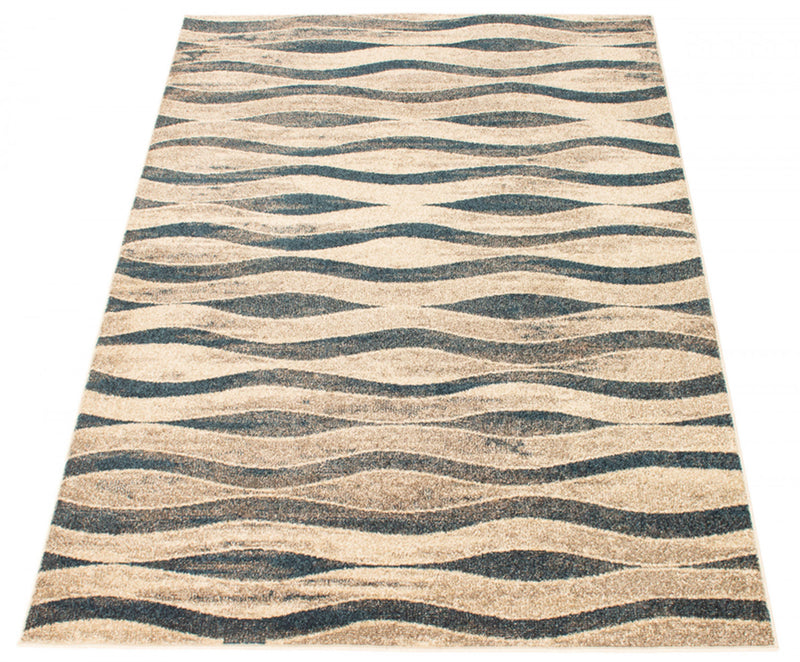 Carpette Arusha ivoirebleu 6 pi 7 po x 9 pi 6 po